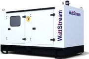 Дизельный генератор  WattStream WS250-DL-C в кожухе с АВР