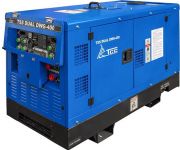 Сварочный дизельный, 4-х тактный генератор ТСС DUAL DWG-400 в кожухе