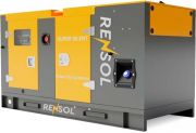 Дизельный генератор  Rensol RDE140HC в кожухе