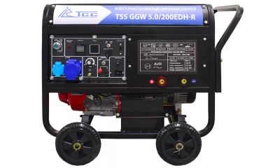 Инверторный бензиновый сварочный генератор TSS GGW 5.0/200EDH-R (Honda GX390) - фото 4