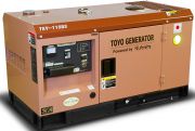 Дизельный генератор  Toyo TKV-11SBS в кожухе с АВР