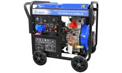 Инверторный дизельный сварочный генератор TSS DGW 6.0/200ED-R - фото 1