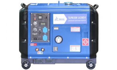 Дизельный сварочный генератор в кожухе TSS PRO DGW 3.0/250ES-R - фото 3