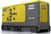 Дизельный генератор  Atlas Copco QAS 200 в кожухе с АВР