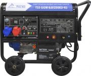 Сварочный бензиновый, 4-х тактный генератор ТСС GGW 6.0/250ED-R3