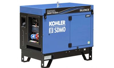 Дизельный генератор KOHLER-SDMO (Франция) DIESEL 6500 TE AVR SILENCE в шумозащитном кожухе - фото 1