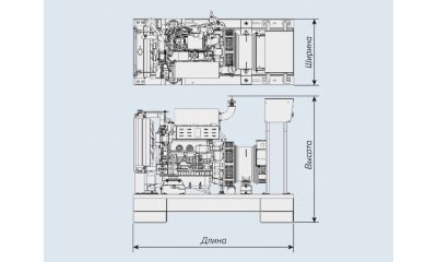 Дизельный генератор Yanmar YH 440 DTLA-5R - фото 2