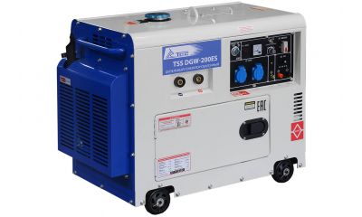 Дизельный сварочный генератор в кожухе TSS DGW-200ES - фото 2