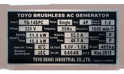 Дизельный генератор Toyo TG-14SPC - фото 4