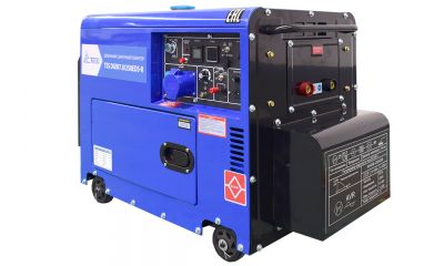 Инверторный дизельный сварочный генератор в кожухе TSS DGW 7.0/250EDS-R - фото 1