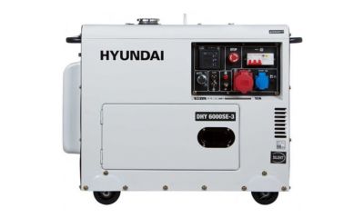 Дизельный генератор HYUNDAI DHY 6000SE-3 - фото 1