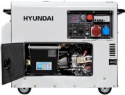 Дизельный генератор  Hyundai DHY 8000SE-3 в кожухе