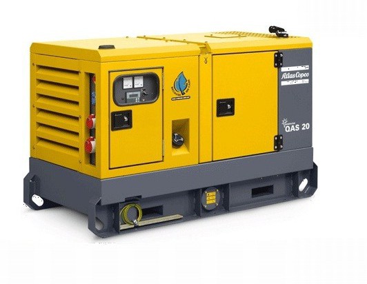 Генератор 20 квт. Atlas Copco Генератор QAS. Дизель Генератор атлас Копко. Atlas Copco QAS 60. Генератор дизельный 50 КВТ атлас Copco.